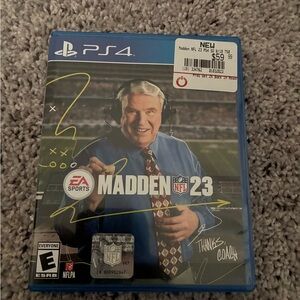 Madden NFL 23 PS4 Game - Blue Case